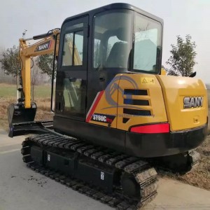 Sany 60C Used excavator is powerful suitable various construction sites